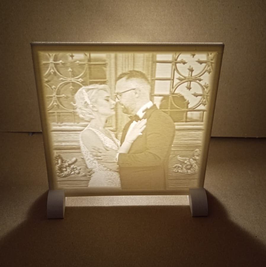 Persönliches Lithophane – 3D-Druck Geschenk mit Ihrem Foto