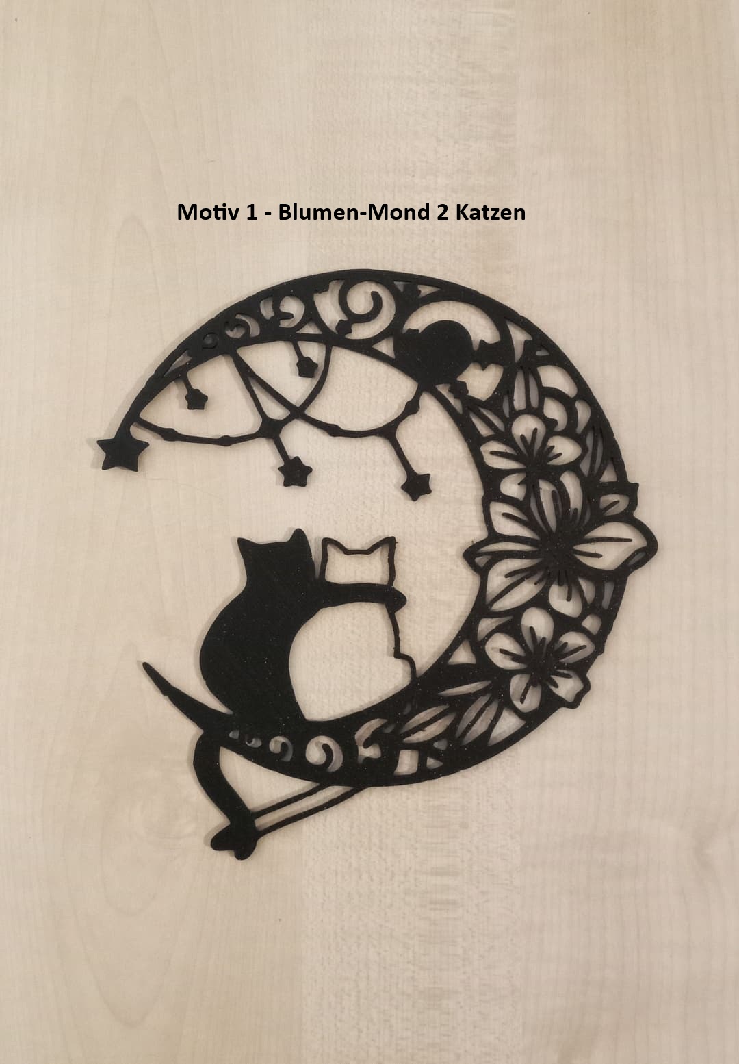 Flache Wandbilder (WallArt) – Katzenliebe