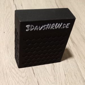 Zigarettenbox mit personalisiertem Text