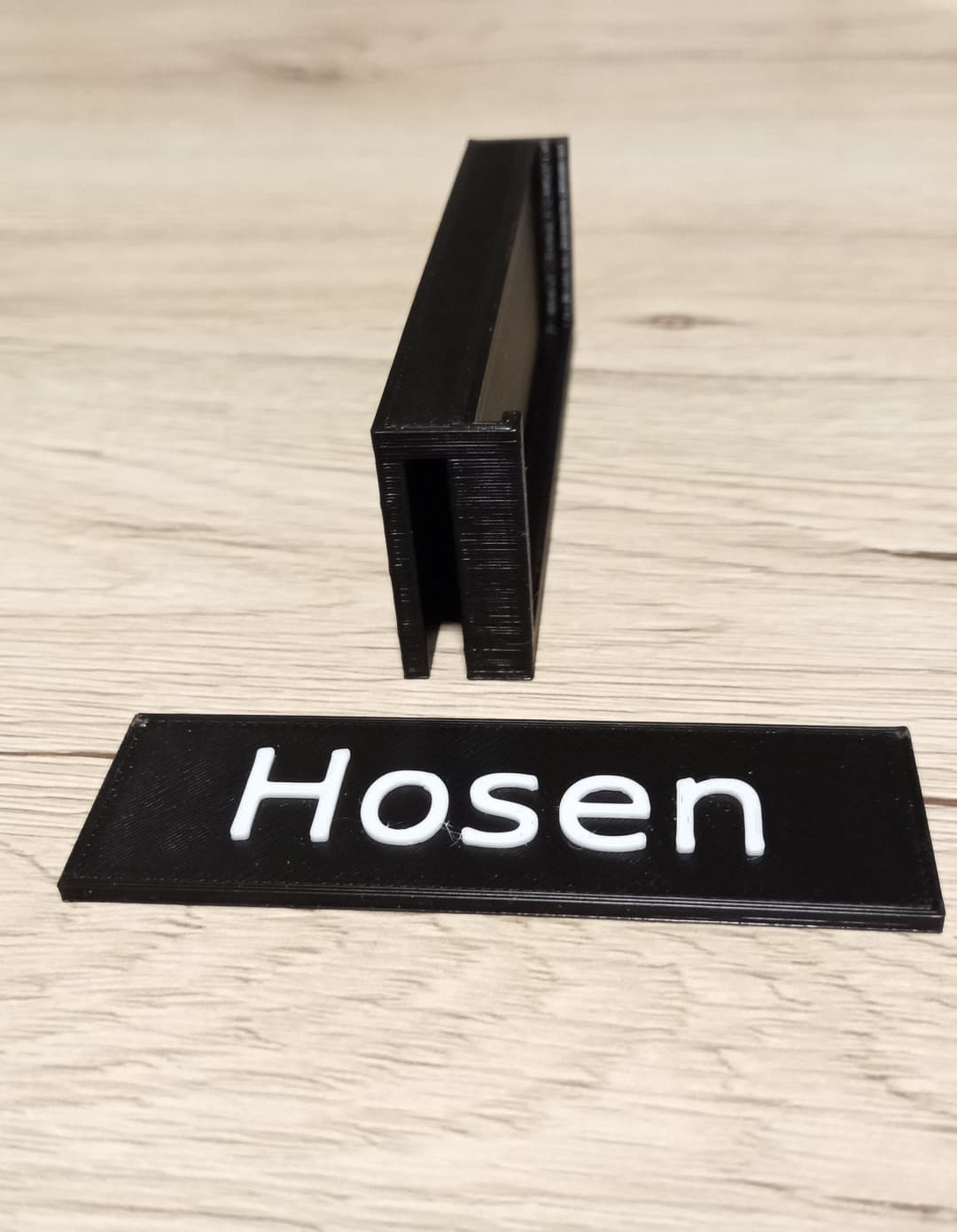 Beschriftungssystem für Kallax Boxen – Label mit Steckhalterung